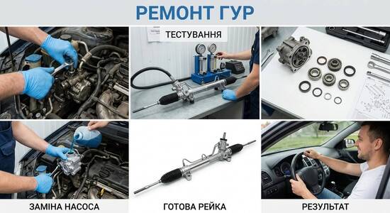 Ремонт ГУР вантажного транспорту