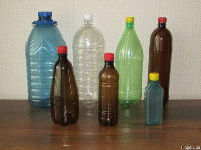  Пластиковая бутылка , ПЭТ тара для антисептика, пива, молока, масел 