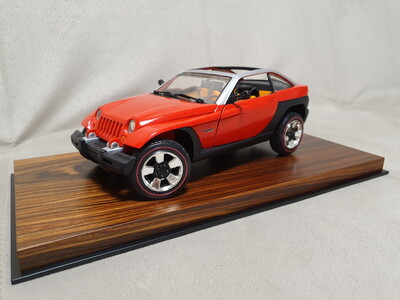 1 18 Matchbox Jeep Jeepster Concept (red) 1999 