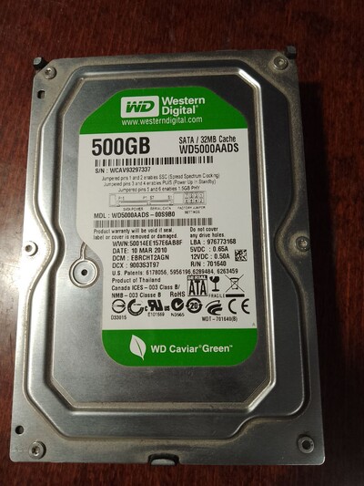 500 gb Жесткий диск Western digital Винчестер SATA II Днепр +380993385546