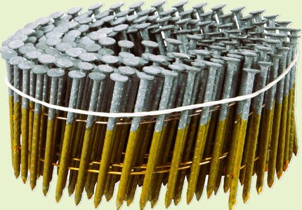 Цвяхи барабанні ершоні 3,1×90 мм з покриттям M-Fusion (кут 15°) 2400 шт