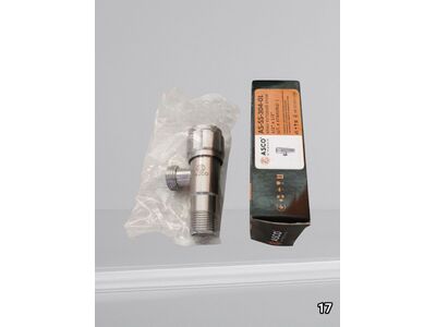 Кран угловой хром 1/2"х1/2" AS-SS-304-01 ASCO 1/100.