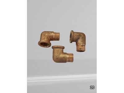 Колено латунное Pattaroni Ø1/2". ВН FP. (F92).