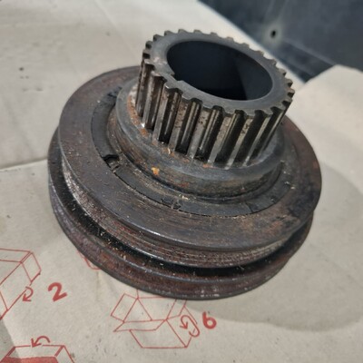 1050619 Шкив коленвала FORD TRANSIT 1991-2000 2,5D