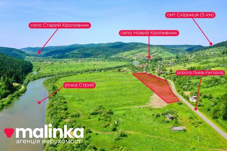 Продам землю сільськогосподарського призначення Дрогобицький, Новий Кропивник, Львівська