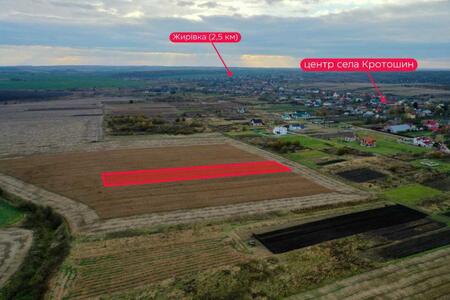 Продам землю сільськогосподарського призначення Пустомитівський, Кротошин, Сонячна