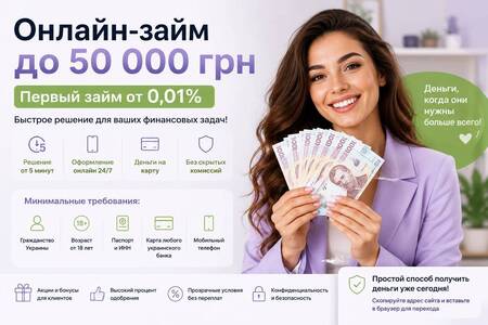 Позика Онлайн 24/7 | Гроші До Зарплати На Картку