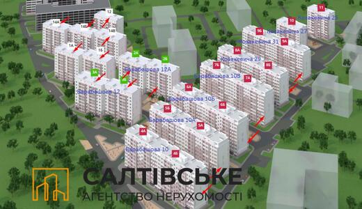 4728-ЕК Продам 1к квартиру 34м2 в новострое ЖК Птичка на Салтовке