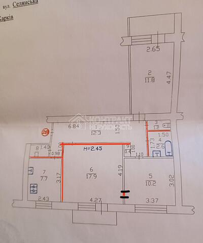 Продаж 3 кім. квартири, Новожаново