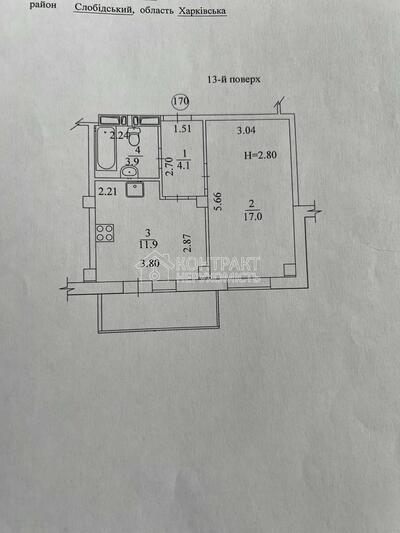 Продаж 1к квартири в ЖК \
