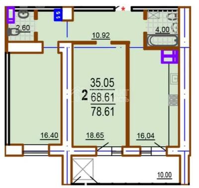 Продам 2к.кв. ЖК Шекспіра (м. 23 Серпня) 80м2