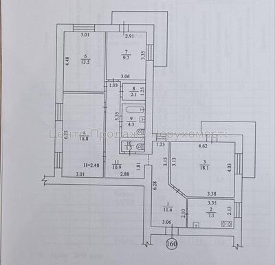 Продам 4х кімнатну квартиру 110м.кв.