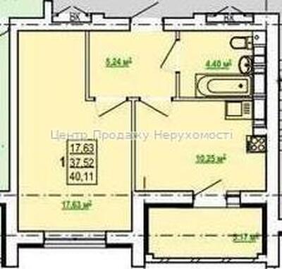 1кімнатна квартира, ЖК Перемоги 86, G8