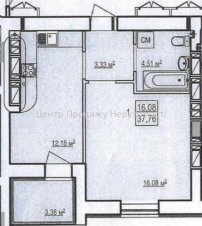 Продам квартиру від ЖС1, ЖК Гідропарк