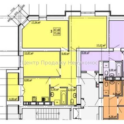 R8 Продам 3 к. квартиру в доме ЮСАЭМ ЖК \