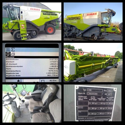 Уже в  Україні!!!!  Комбайн Claas Lexion 780TT 2014року виг. потужн. 600к.с. напрацюв. 2100\\1400м.го