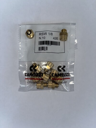 Дросель-глушник пневморозподільника автобус Богдан, Еталон RSW 1/8 CAMOZZI