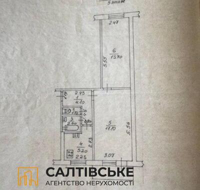 3979-ОМ Продам 2К квартиру на Салтовке Салтовская 531 м/р