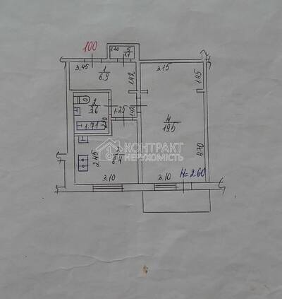 Продам 1к.кв. покращеного планування ХТЗ