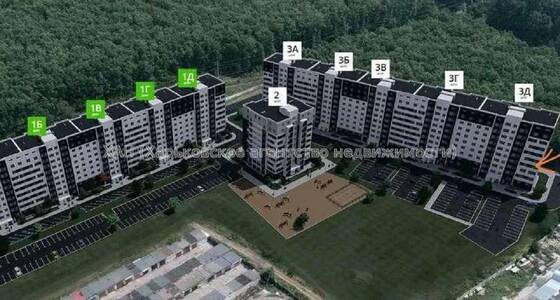 1 комнатная квартира в ЖК Победа