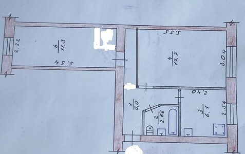 Двохкімнатна квартира в центрі міста район Укртелекому