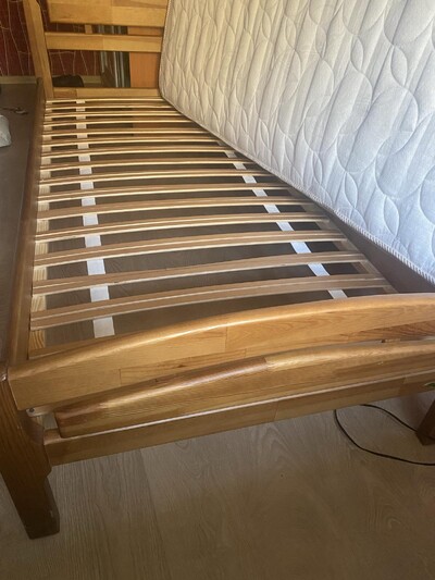 Ліжко "ТИС" з матрацом MatroLuxe