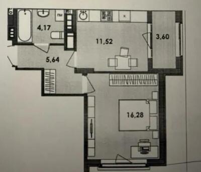 1 кімнатна на Корбутівці
