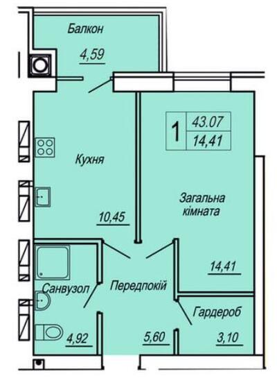 Продаж квартири ЖК Панорама