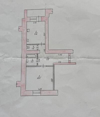 1 кімнатна Корбутівка