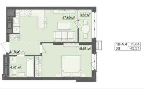 Квартира ЖК Рівер Сіті