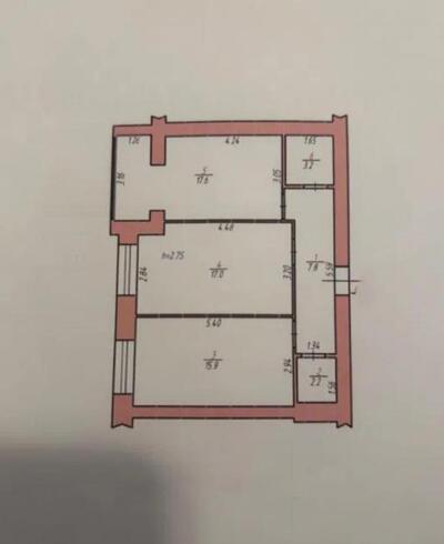 Продаж великої двокімнатної квартири в Новобудові