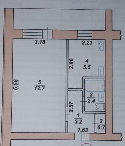 1 кімнатна в центрі