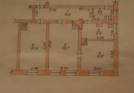 3 кімнатна в центрі