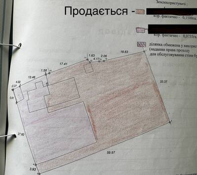 Продам земельну ділянку з будинком