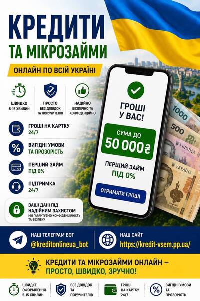 Фінансова Допомога Онлайн | Гроші На Банківську Картку 24/7