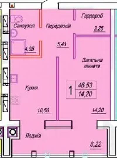1 кімнатна ЖК Смарт Сіті 3