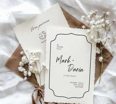 Весільна поліграфія на замовлення. Індивідуальний дизайн