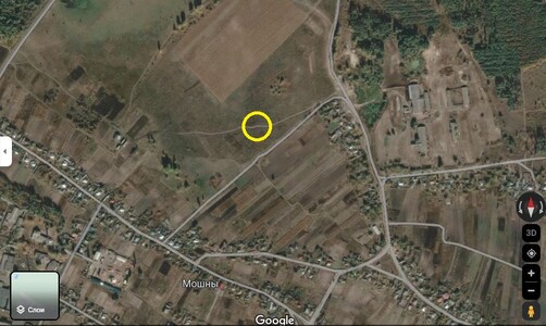 Простора ділянка в селі Мошни.