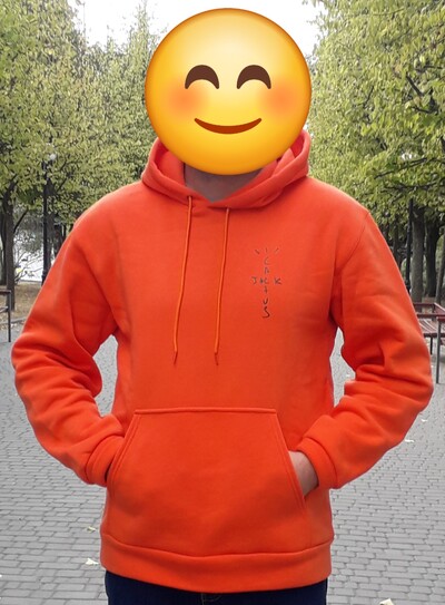 Чоловіча Толстовка Жовто Гаряча