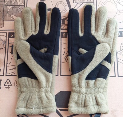 Рукавиці зимні чоловічі нові Зелені