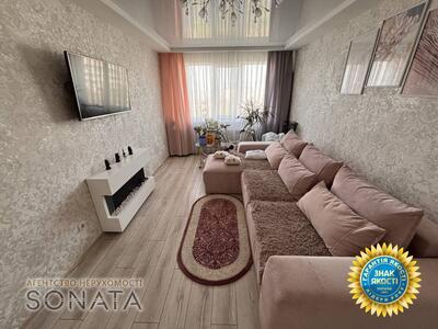 Пропонується до продажу стильна трикімнатна квартира з ремонтом в р-ні ПЗР.
