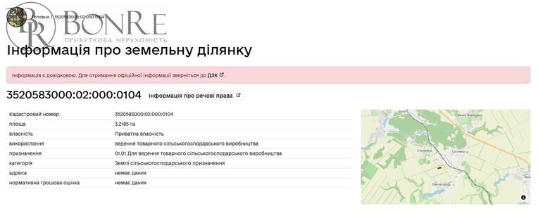 Продаж, Пай, 3.2185га, Кіровоградська обл., з орендарем 6%річн