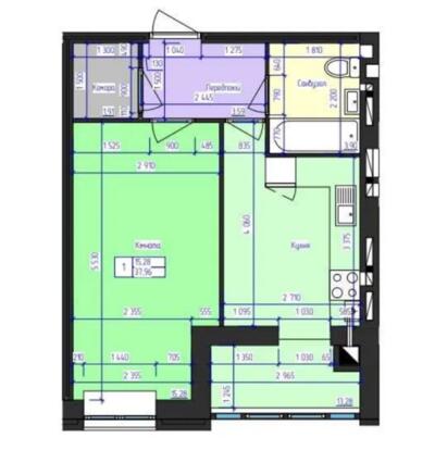 1-кімнатна квартира в новобудові (ЖК Ковалівський),