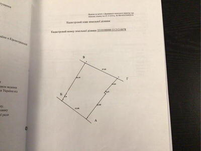 Продам ділянку приватизованої землі,центр.