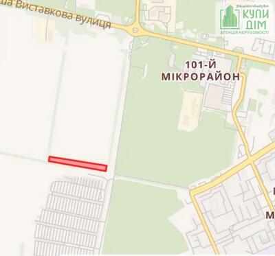 Земельна ділянка в межах міста.