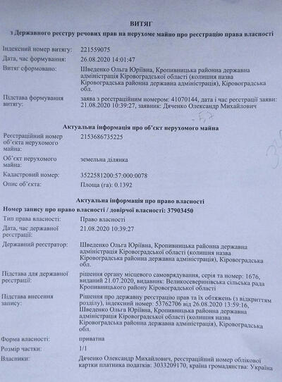 Продам земельну ділянку.