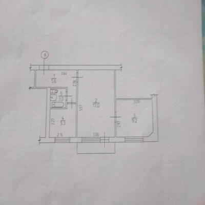 Двокімнатна квартира з шикарним розташуванням.